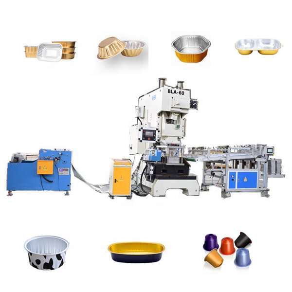 Aluminum foil food container production line machines and equipment